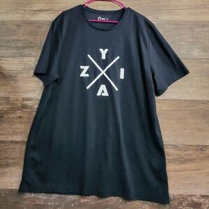 ZYIA Men's Black Short Sleeve Tee